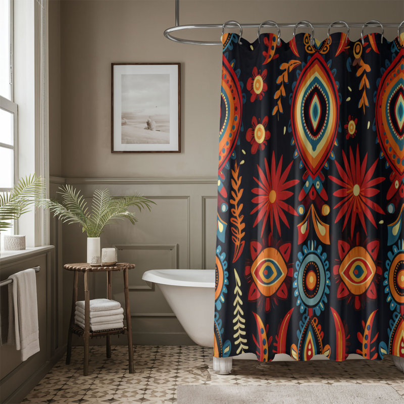 East Urban Home Boho Tapestry Premium Shower Curtain Wayfair